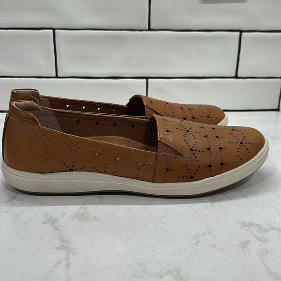 NEW COBB HILL Bailee Slip On Leather Tan - Picture 5 of 16